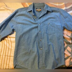 3/$10 High Sierra Blue Checkered Long Sleeve Button-Up Shirt